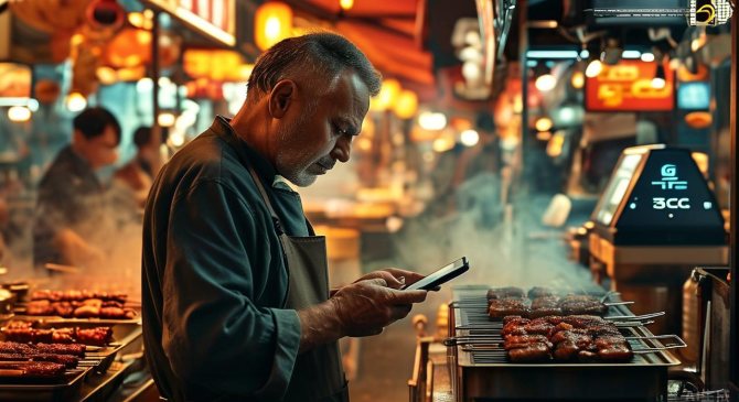 兰州正宁路夜市：科技重塑百年美食街的烟火气
